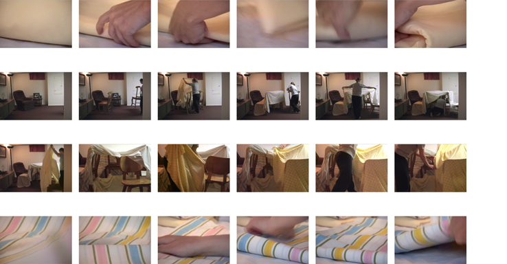 Jessica Larva folds video stills